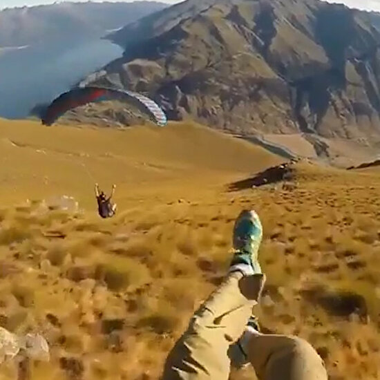 Fransız Alpleri'nde adrenalin dolu bir uçuş