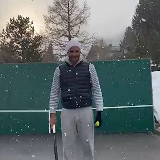 Ünlü tenisçi Roger Federer'in karantina aktivitesi