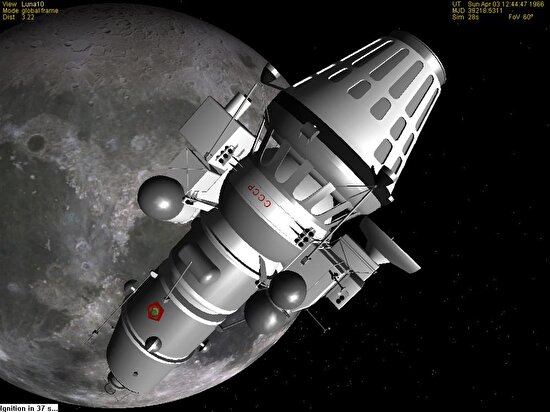 Ay çevresinde ilk turunu atarak yörüngeye giren ilk insan yapısı nesne: Luna 10