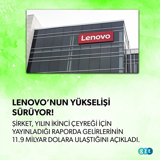 Lenovo'nun yükselişi sürüyor