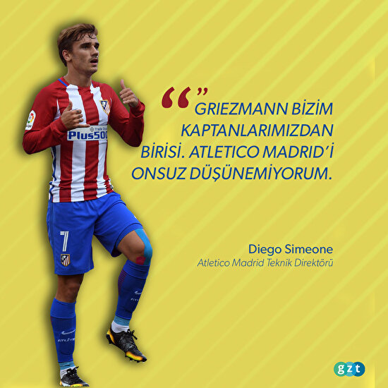Simeone, Griezmann'ı bırakmıyor