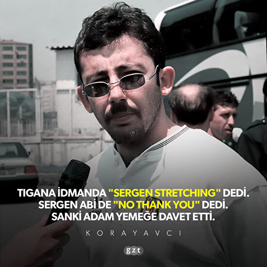 Koray Avcı'nın Sergen Yalçın anısı