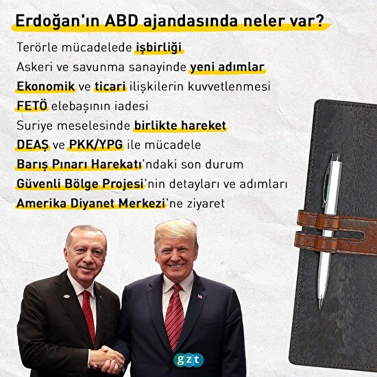 Erdoğan'ın ABD ziyaretinde hangi konular öne çıkıyor?
