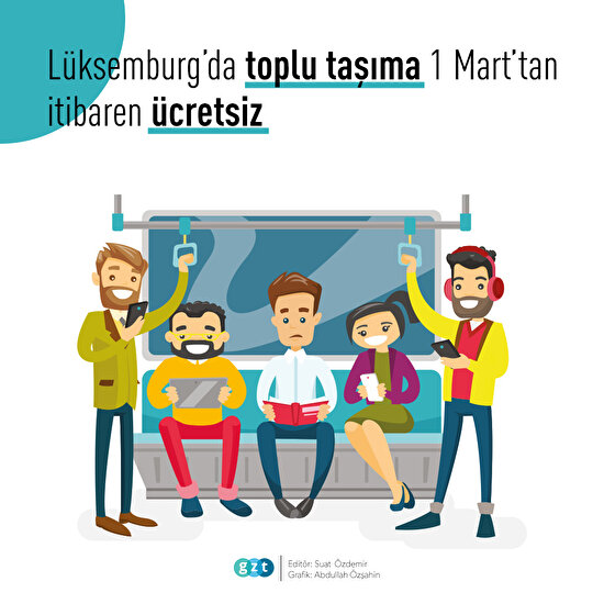 Lüksemburg’da toplu taşıma 1 Mart’tan itibaren ücretsiz