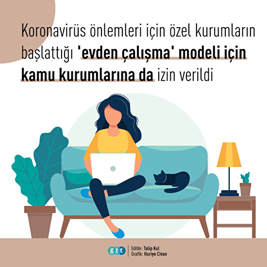 Kamu çalışanları için evden çalışma dönemi