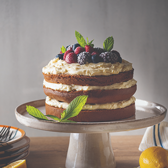 Limonlu Ahududulu Pasta