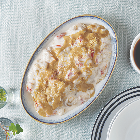 Tahinli Yoğurtlu Patlıcan