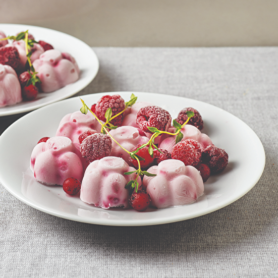 Frambuazlı Donmuş Lokmalar