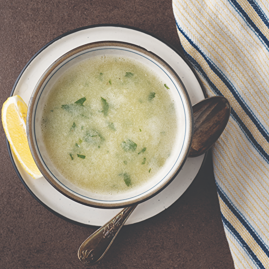 Patatesli Mezgit Çorbası