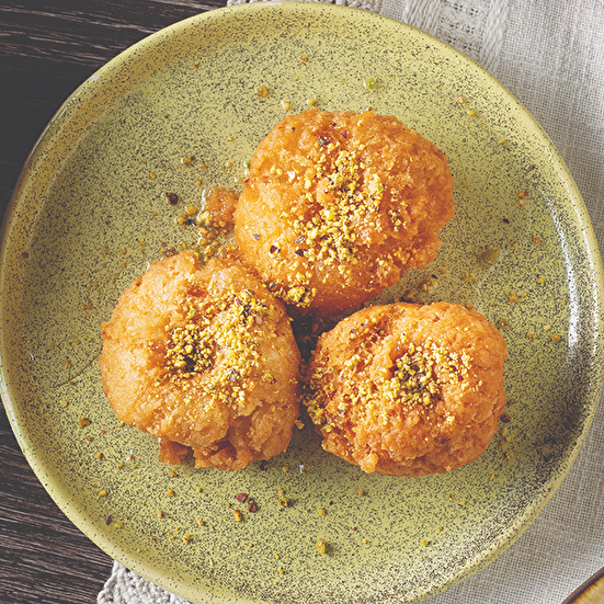 Antep Fıstıklı Peynir Tatlısı 