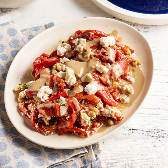 Tahinli Köz Biberli Salata 