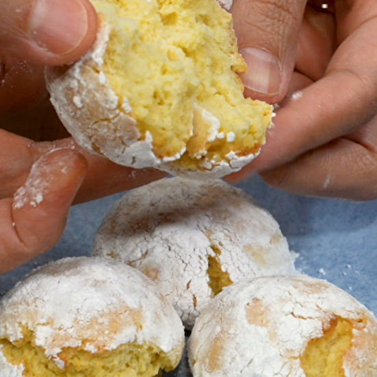 Limonlu Çatlak Kurabiye