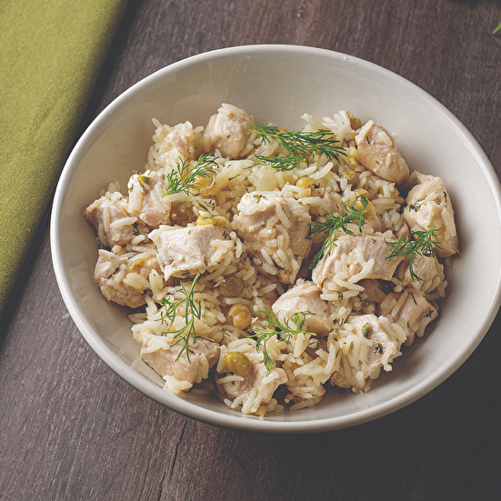 Tavuklu Bezelyeli Pilav