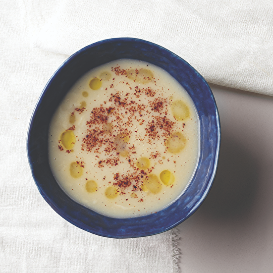 Közlenmiş Patlıcan Çorbası