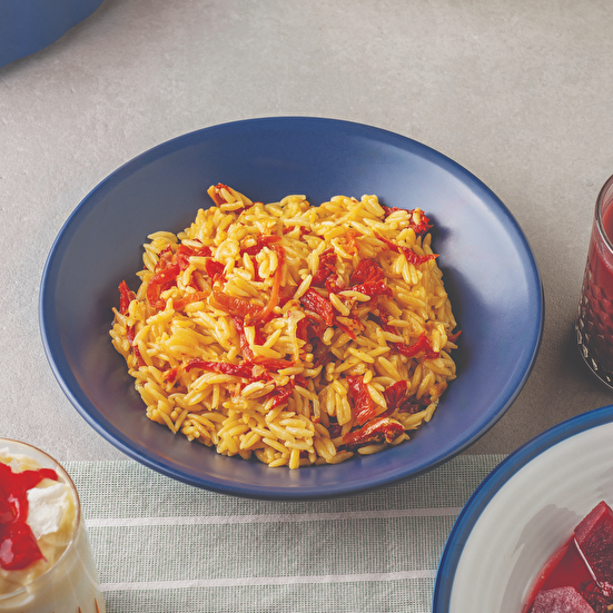 Kuru Domatesli Şehriye Pilavı