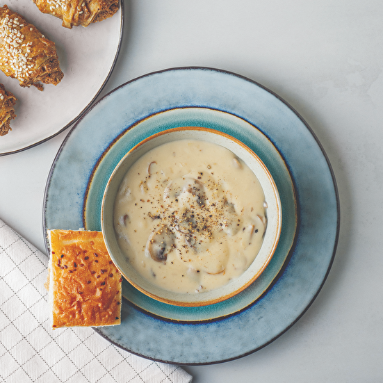 Kremalı Mantar Çorbası