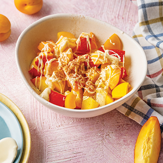 Tarçınlı Çikolatalı Meyve Salatası 