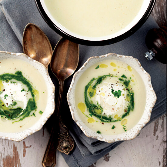 Patatesli Kereviz Çorbası