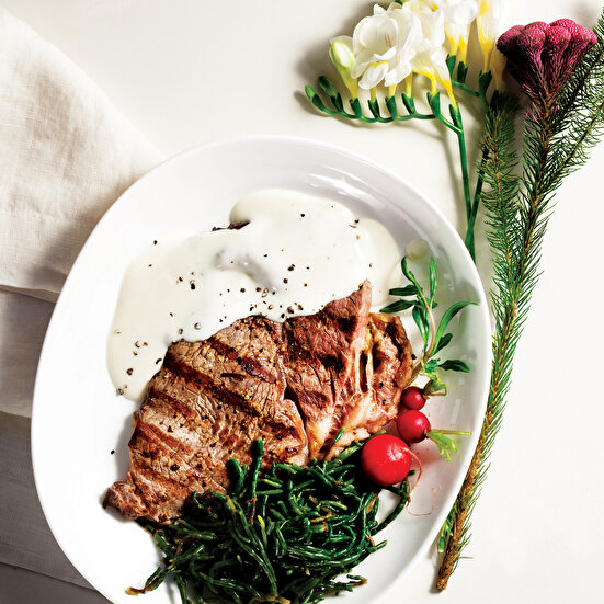 Zencefilli Antrikot ve Deniz Börülcesi