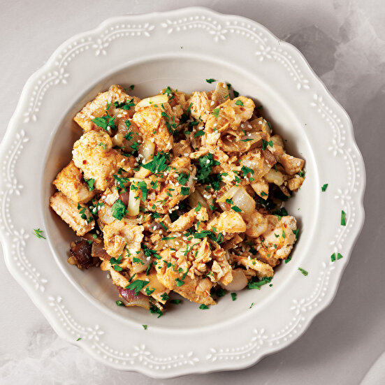 Susamlı Somon Kavurma