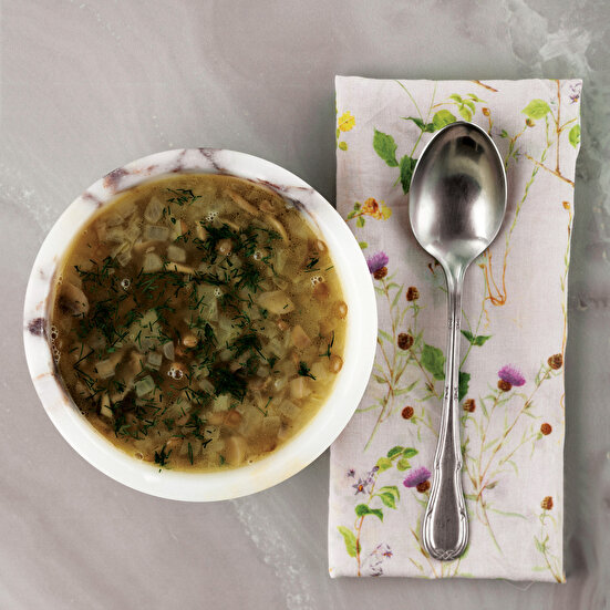 Mantarlı Mercimekli Çorba