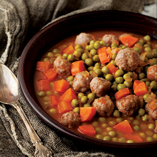 Misket Köfteli Bezelye