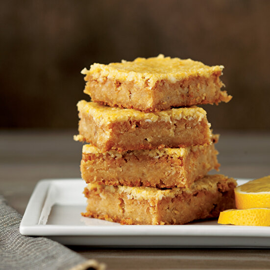 Unsuz Şekersiz Limonlu Kareler