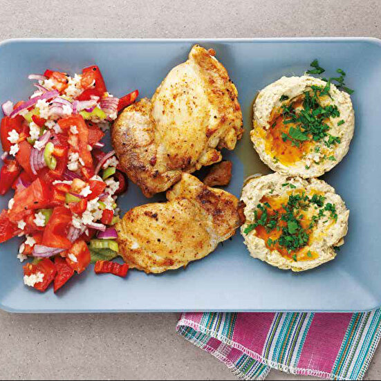 Yeşil Mercimekli Humus