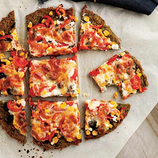 Ispanak Zeminli Pizza