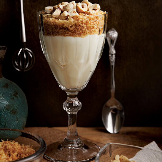 Fındıklı Kadayıflı Muhallebi