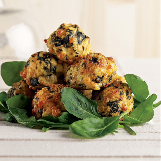 Ispanaklı Patates Topları