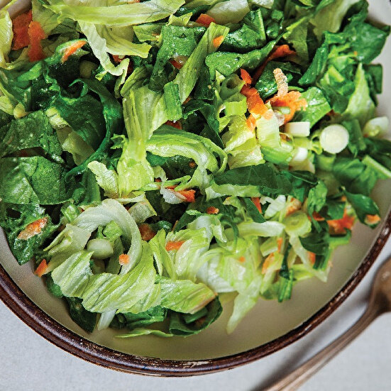 Sonbahar Yeşillikli Salata