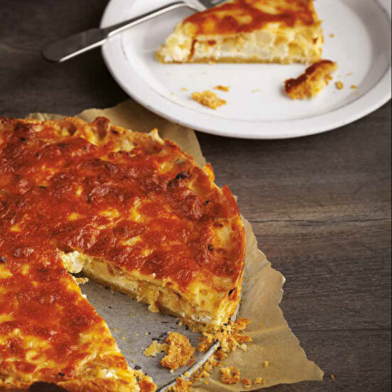 Karamelize Soğanlı Karnabaharlı Kiş