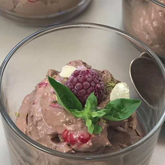  Frambuazlı Labneli Mus