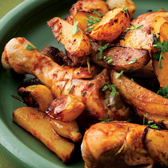 Fırın Poşetinde Marineli Tavuk Baget