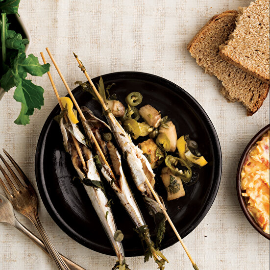 Şişte Kaparili İstavrit