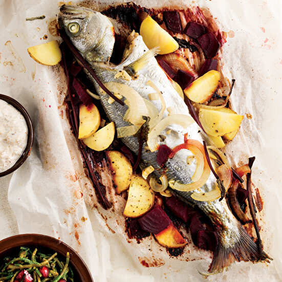 Pancarlı Patatesli Lüfer