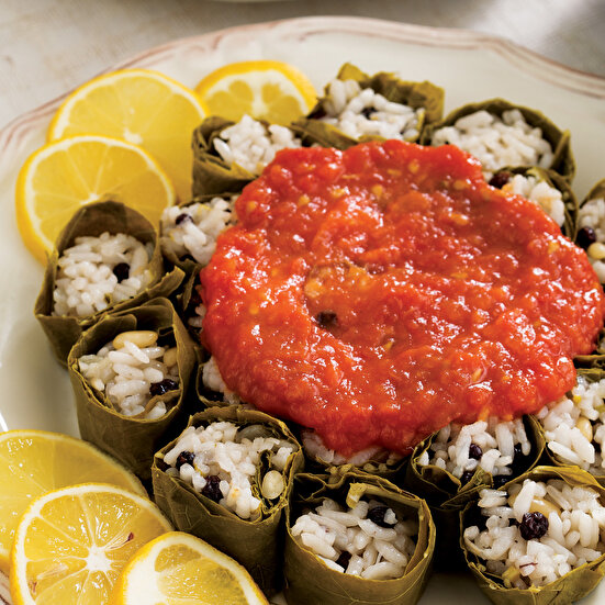 Dilimlenmiş Yaprak Sarması