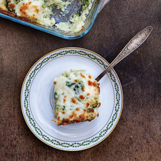 Brokoli ve Karnabaharlı Patates Graten