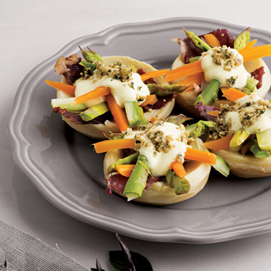 Kuşkonmazlı Pastırmalı Enginar