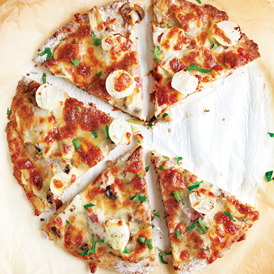 Kavurmalı Karnabahar Pizzası