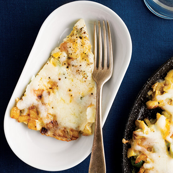 Patatesli Kabaklı Omlet