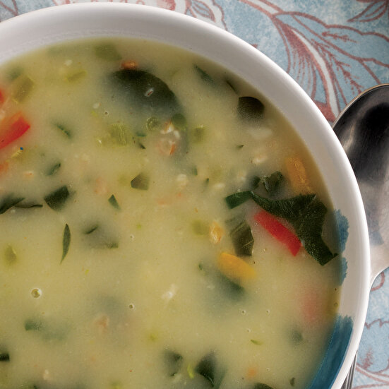 Ispanaklı Sebze Çorbası