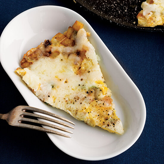 Patatesli Kabaklı Omlet