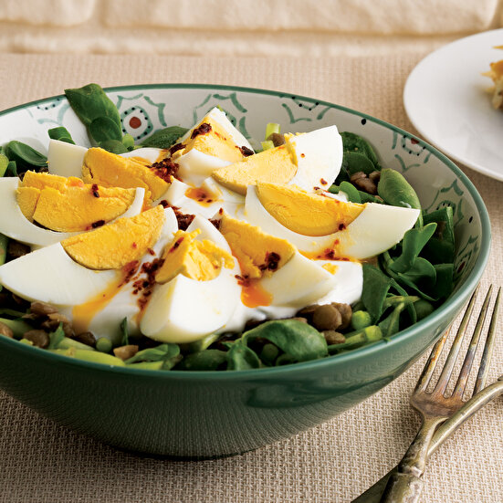 Yumurtalı Semizotu Salatası