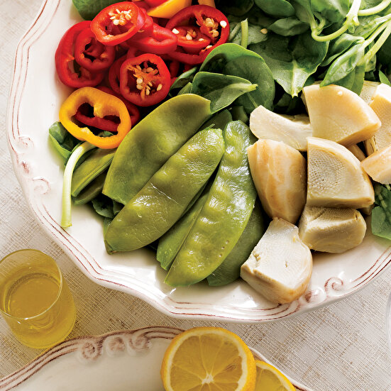 Bahar Sebzeli Semizotu Salatası