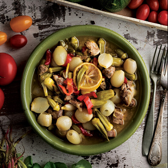 Arpacık Soğanlı Limonlu Bamya