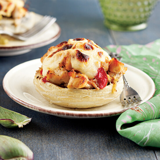 Beşamel Soslu Tavuklu Enginar