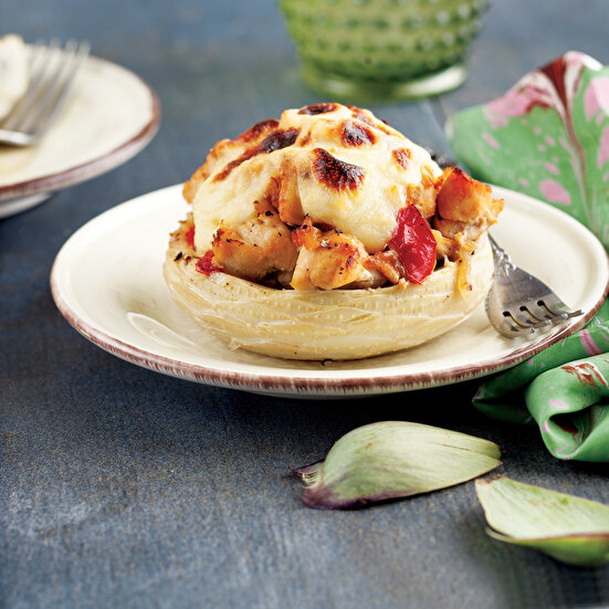 Beşamel Soslu Tavuklu Enginar