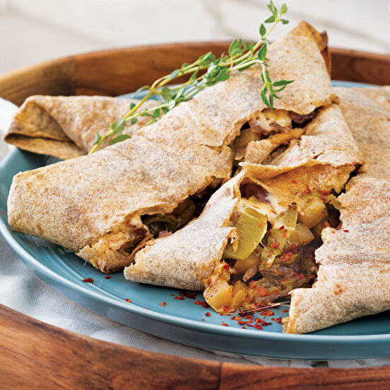 Patates Kavurmalı Üçgen Lavaşlar